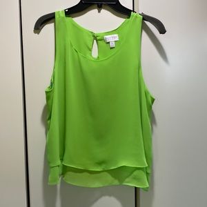 Lightweight juniors summer top lime green